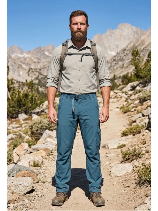 prAna Other - Men's prAna Cargo Pants size 42x32 Zion Slim Straight Hiking Pants Adjustable